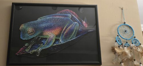 Világító béka fa puzzle photo review