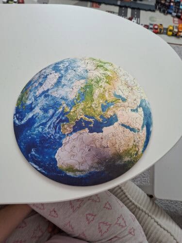 Föld bolygó fa puzzle photo review