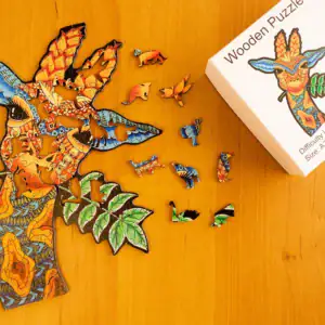 Kíváncsi zsiráf fa puzzle 1