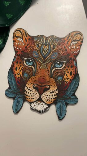 Misztikus párduc fa puzzle photo review