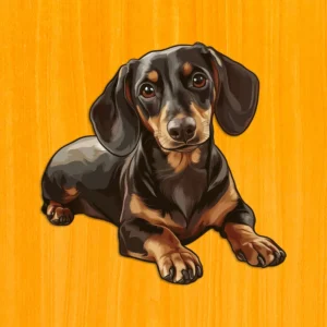 Cuki tacskó fa puzzle 2