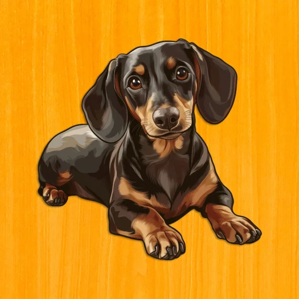 Cuki tacskó fa puzzle 2
