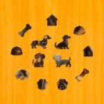 Cuki tacskó fa puzzle 3