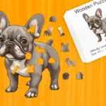 Francia bulldog fa puzzle 1
