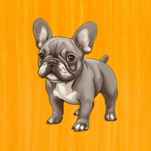 Francia bulldog fa puzzle 2
