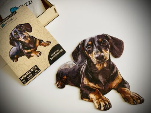 Click to view full screen Cuki tacskó fa puzzle photo review