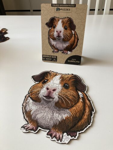 Click to view full screen Aranyos tengerimalac fa puzzle photo review