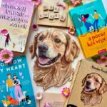 Barátságos golden retriever fa puzzle 4