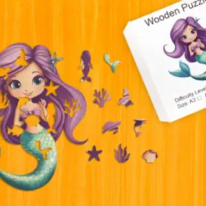 Bűbájos Sellő fa puzzle 1