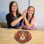 Egzotikus oroszlán fa puzzle 6