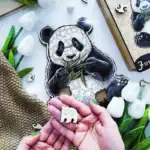 Éhes panda fa puzzle 7