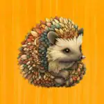 Erdei süni fa puzzle 2