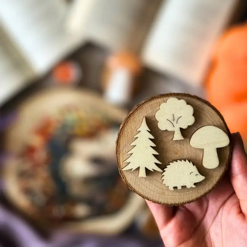 Erdei süni fa puzzle 6 Erdei süni fa puzzle 6