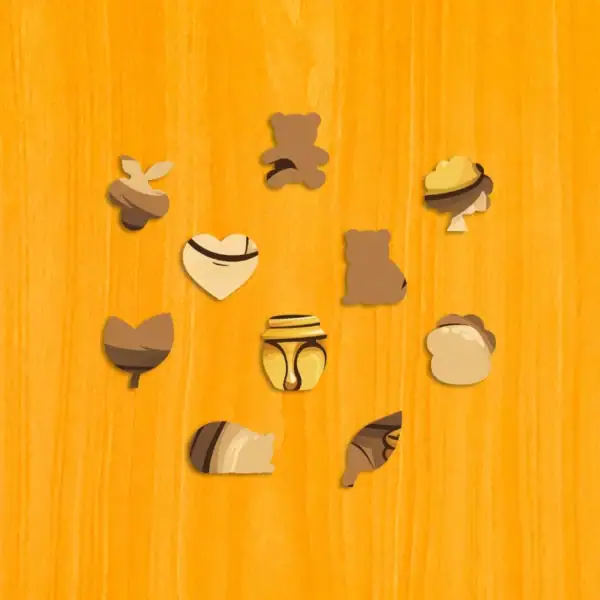 Falánk maci fa puzzle 3
