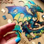 Félelmetes sárkány fa puzzle 5