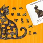 Fenséges cica fa puzzle 1