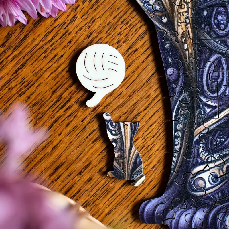 Fenséges cica fa puzzle 6 Fenséges cica fa puzzle 6