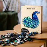 Fenséges páva fa puzzle 8