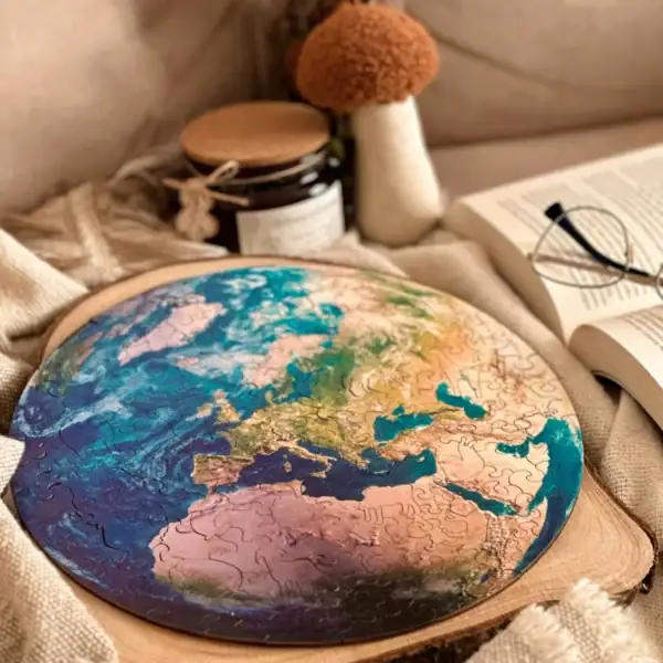 Föld bolygó fa puzzle 7