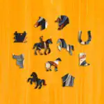 Hajnali ló fa puzzle 3