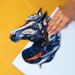 Hajnali ló fa puzzle 5