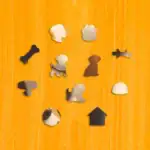 Játékos kiskutya fa puzzle 3
