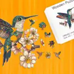 Kolibri virágzáskor fa puzzle 1