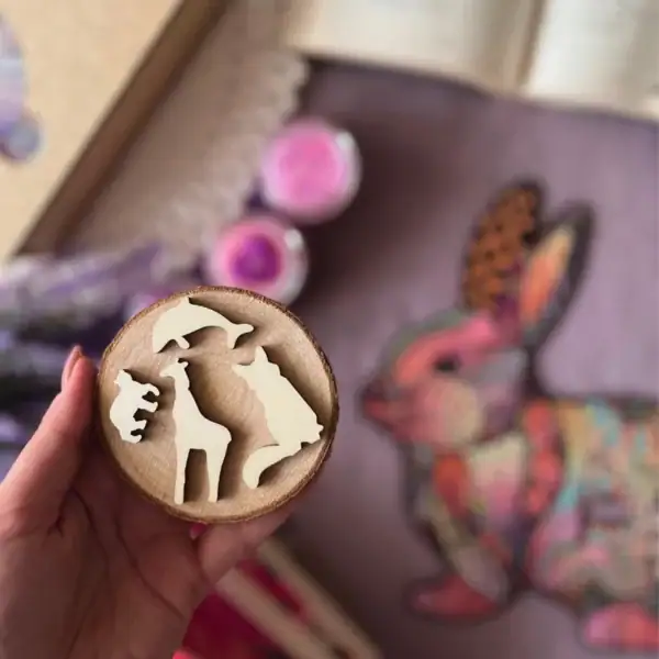 Nyuszi fa puzzle 6