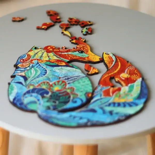 Szelíd róka fa puzzle 7