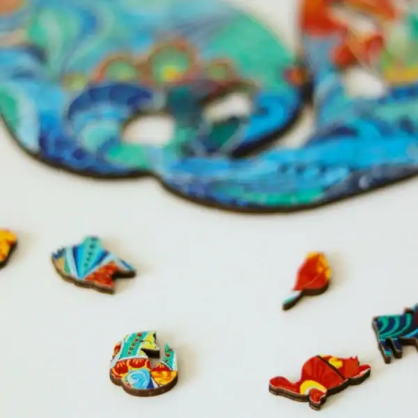 Szelíd róka fa puzzle 8