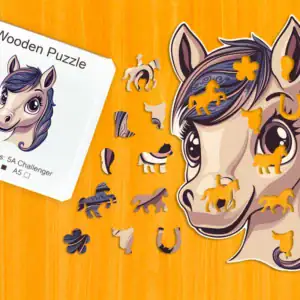 Varázslatos póni fa puzzle 1