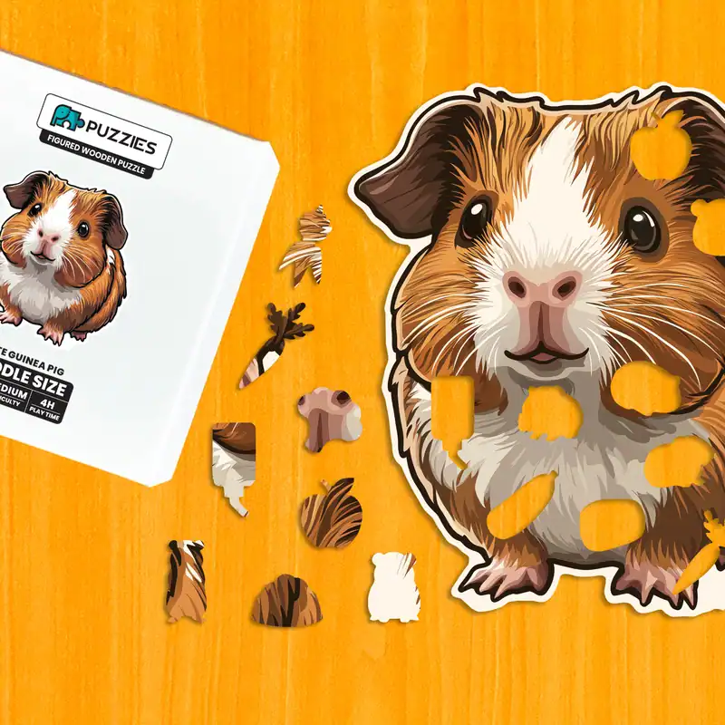 Aranyos tengerimalac fa puzzle 1