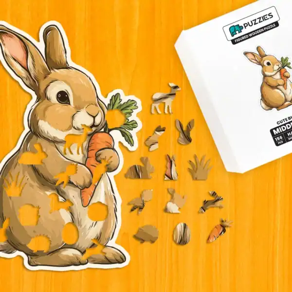 Cuki nyuszi fa puzzle 1