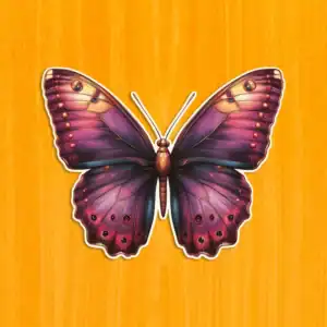 Színpompás pillangó fa puzzle 2