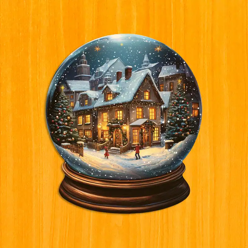 Üvegbe zárt ünnep fa puzzle 2