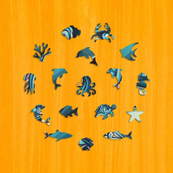 Varázslatos delfin fa puzzle 3